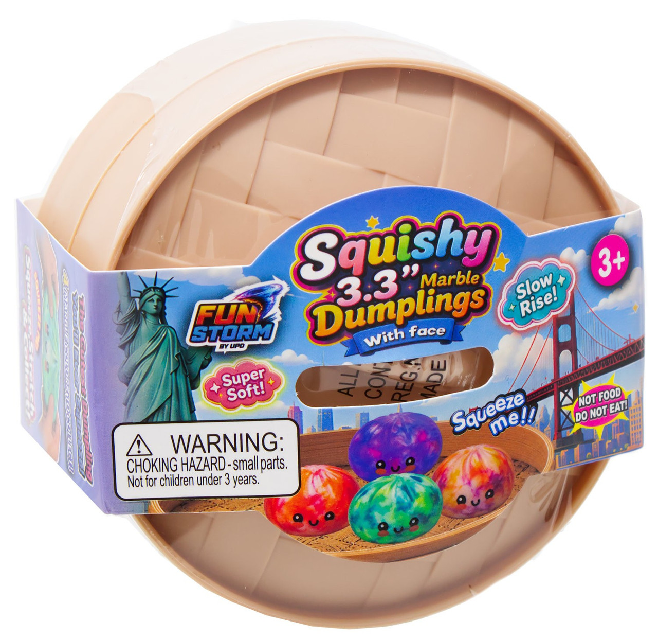 Fun Storm Marble Dumplings with Face 3.3-Inch Mystery Pack、ToyWiz、kayou