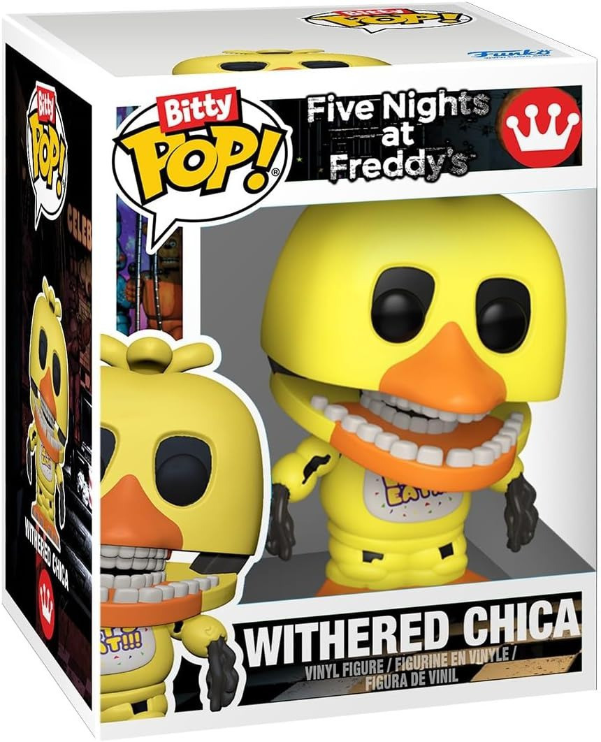 Funko Five Nights at Freddy's Bitty POP! Withered Chica 1.25-Inch Micro Figure Loose、ToyWiz、kayou