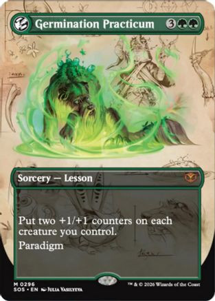 Germination Practicum (Borderless) (SOS-296) - Secrets of Strixhaven、Wizards of the Coast、kayou