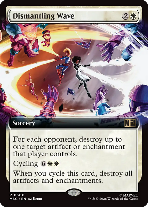 Dismantling Wave (Extended Art) | Marvel Super Heroes Commander、Magic: The Gathering、kayou