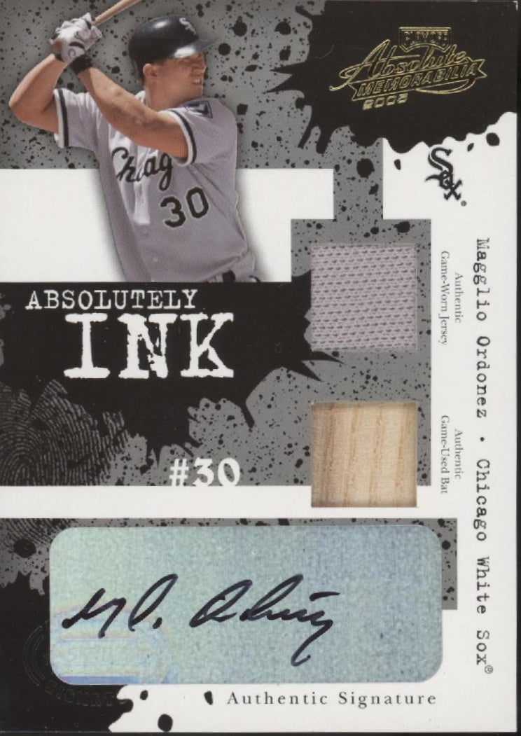 Magglio Ordonez 2005 Playoff Absolute Memorabilia Ink Relics Auto 09/25 #AI-30、Collector Store LLC、kayou