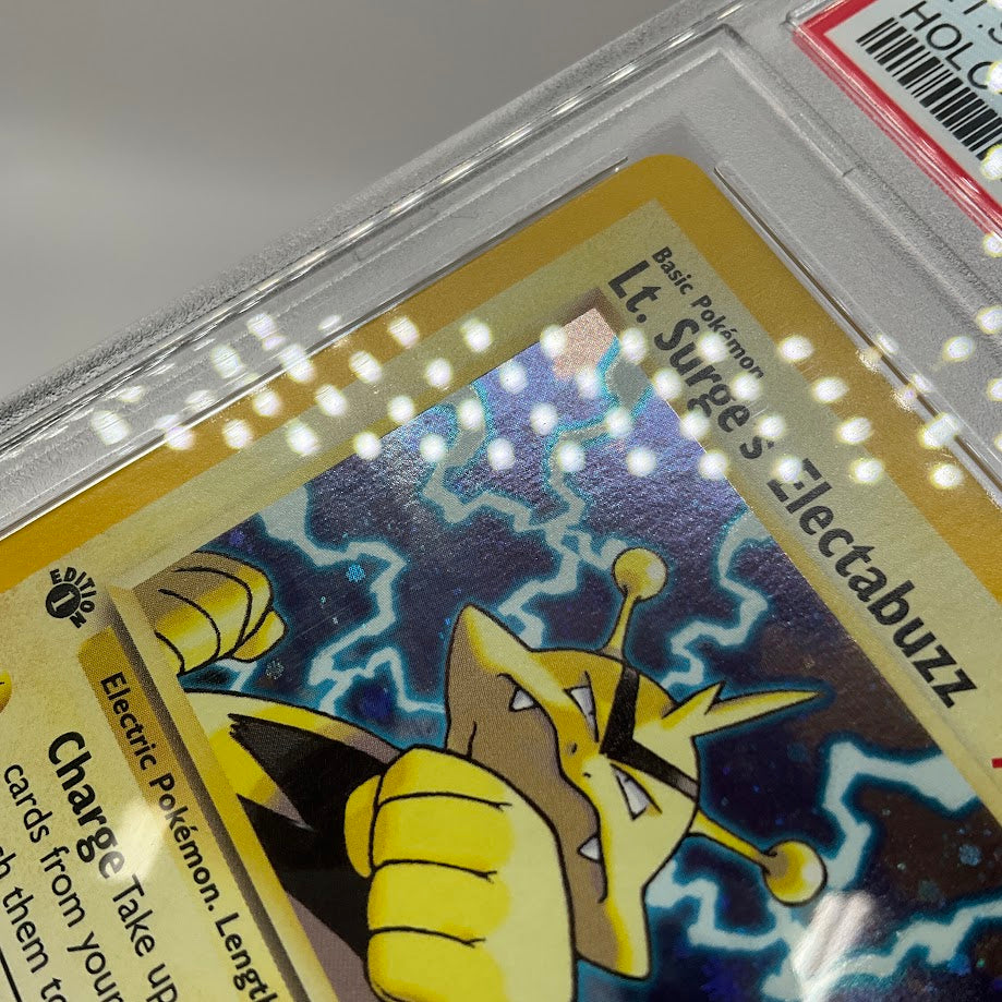 Lt. Surge's Electabuzz Pokemon Gym Heroes Holo 1st Edition #6 PSA 9、Collector Store LLC Gaming、kayou