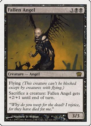Fallen Angel (8ED-133) - 8th Edition、Wizards of the Coast、kayou