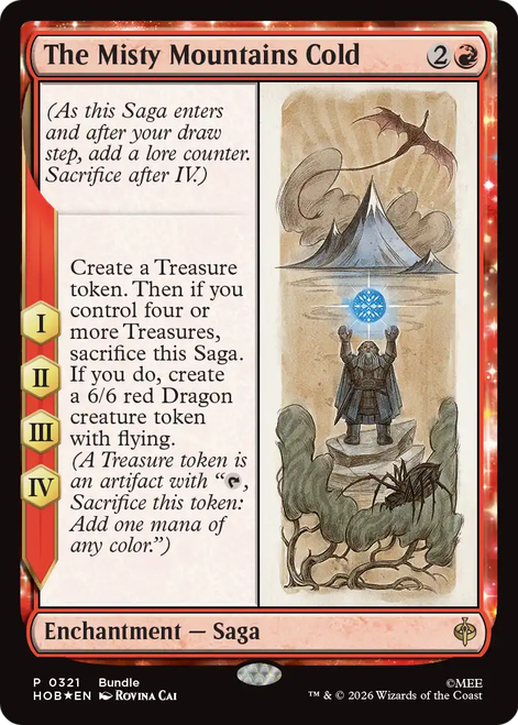 The Misty Moutains Cold (Promo Bundle Foil) | The Hobbit、Magic: The Gathering、kayou