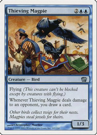 Thieving Magpie (8ED-107) - 8th Edition、Wizards of the Coast、kayou