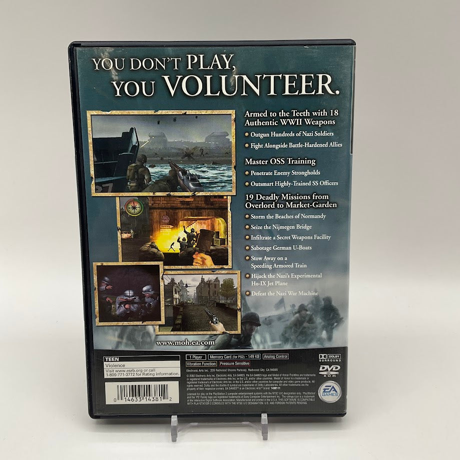 Medal of Honor Frontline Playstation 2 Used #2、Collector Store LLC - VG、kayou