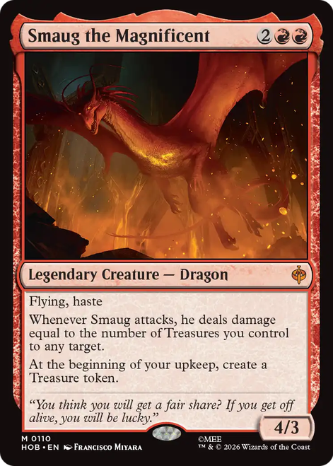 Smaug the Magnificent (Foil) | The Hobbit、Magic: The Gathering、kayou