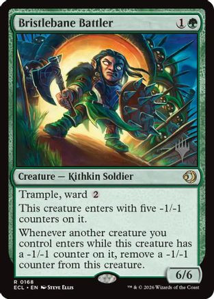 Bristlebane Battler (PPECL-168) - Promo Pack: Lorwyn Eclipsed、Wizards of the Coast、kayou