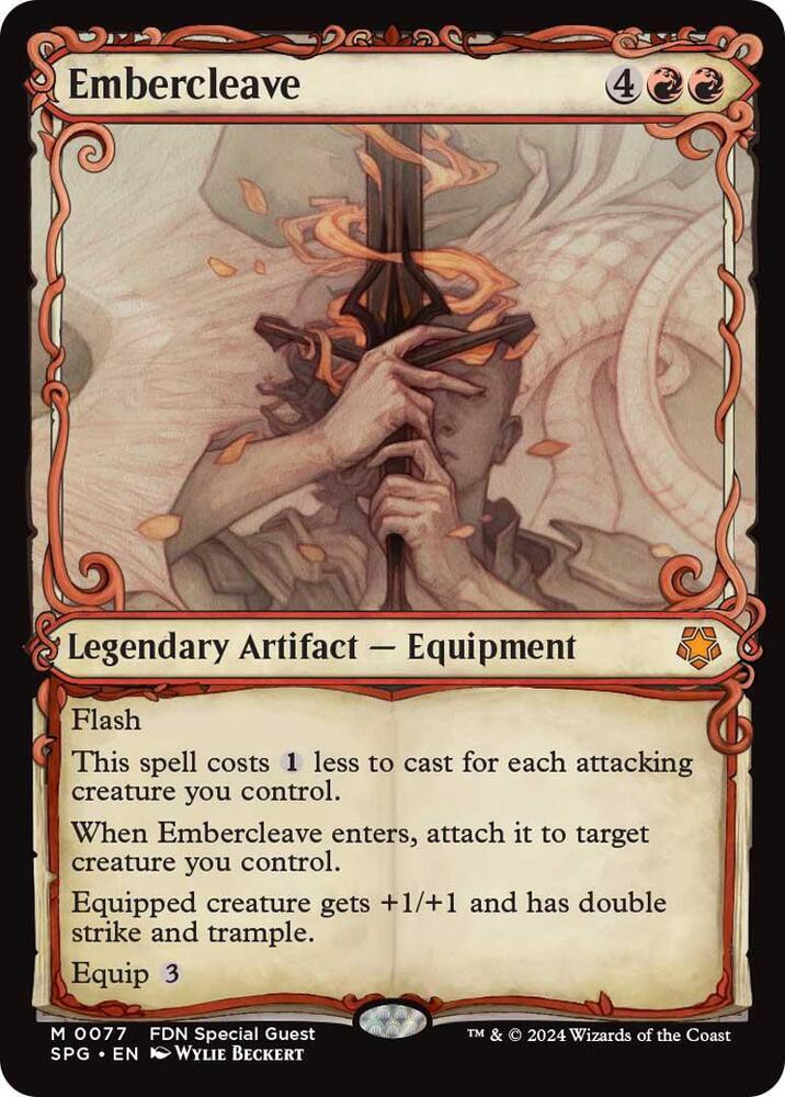 MtG Special Guests Mythic Rare Embercleave #77 Showcase Foil、ToyWiz、kayou