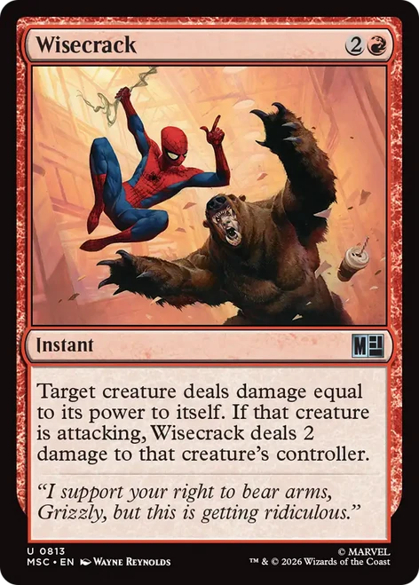 Wisecrack (Foil) | Marvel Super Heroes Commander、Magic: The Gathering、kayou
