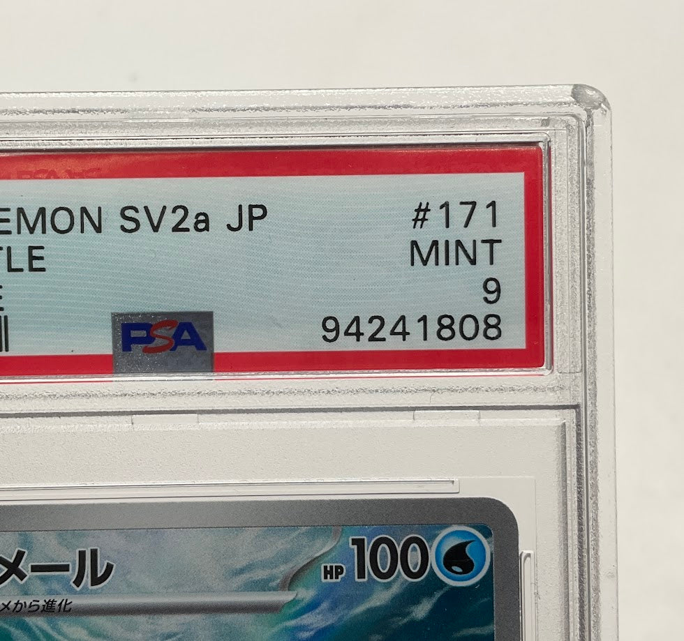 Wartortle Pokemon 151 Art Rare Japanese #171 PSA 9、Collector Store LLC Gaming、kayou