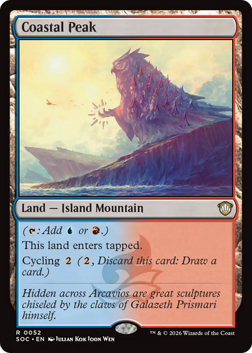 Coastal Peak | Secrets of Strixhaven Commander、Magic: The Gathering、kayou
