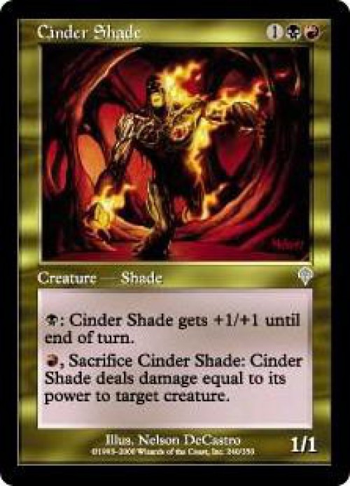 MtG Invasion Uncommon Cinder Shade #240、ToyWiz、kayou