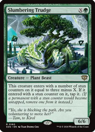 Slumbering Trudge (SOS-160) - Secrets of Strixhaven、Wizards of the Coast、kayou