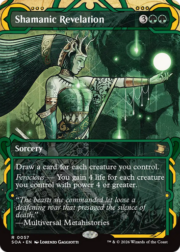 Shamanic Revelation (Mystical Archive) | Secrets of Strixhaven Mystical Archive、Magic: The Gathering、kayou