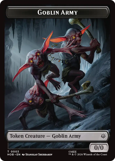 The Hobbit - Goblin Army (#3) Token (Foil) | The Hobbit、Magic: The Gathering、kayou