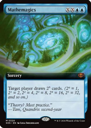 Mathemagics (Extended Art) (SOS-320) - Secrets of Strixhaven、Wizards of the Coast、kayou