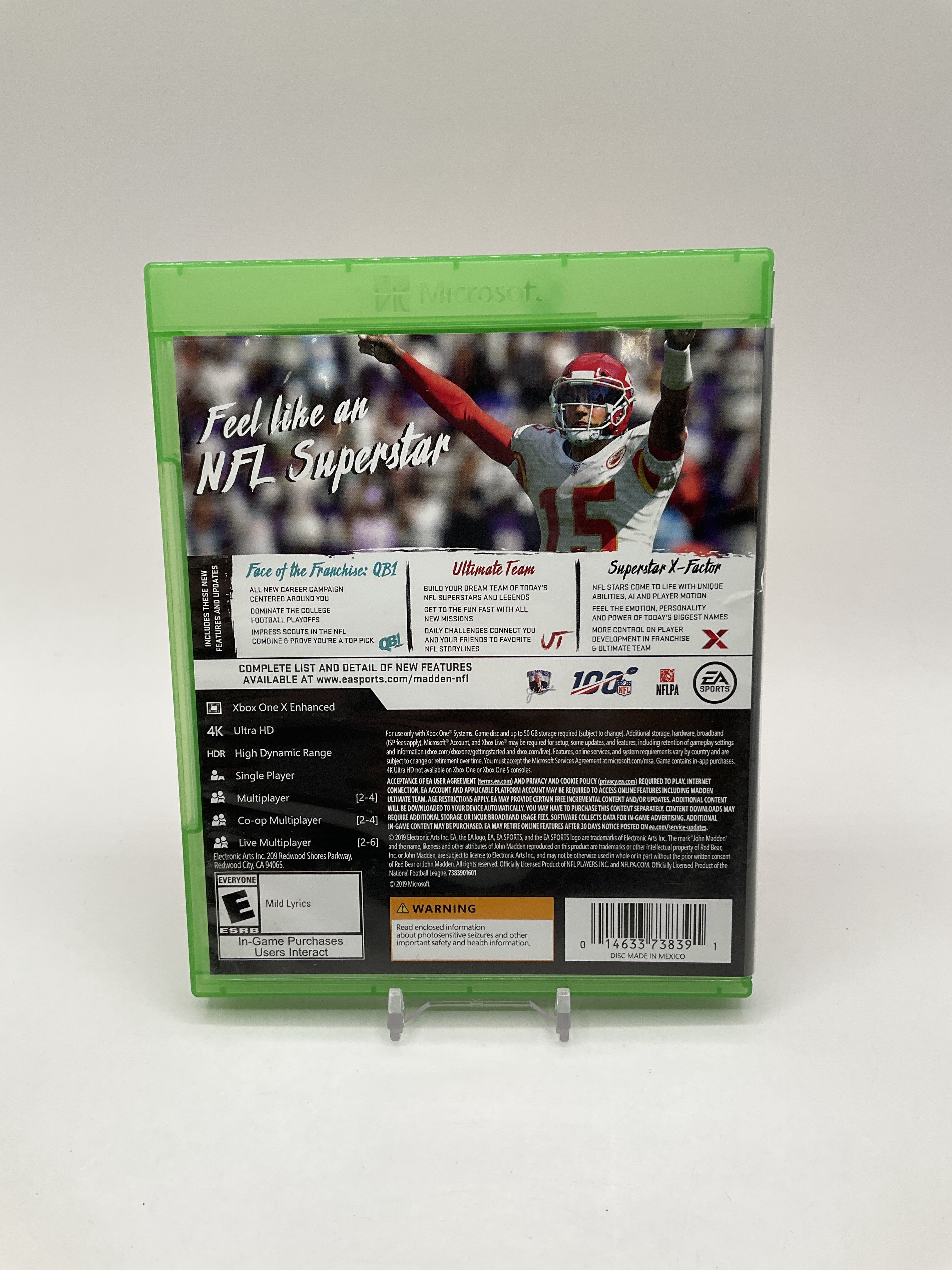 Madden NFL 20 Xbox One Used #2、Collector Store LLC - VG、kayou