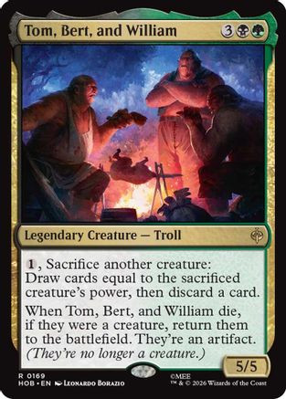 Tom, Bert, and William (HOB-169) - The Hobbit、Wizards of the Coast、kayou