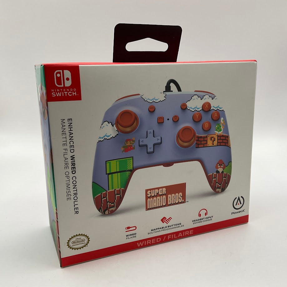 PowerA Super Mario Bros Enchanced Wireless Controller Nintendo Switch Sealed、Collector Store LLC - VG、kayou