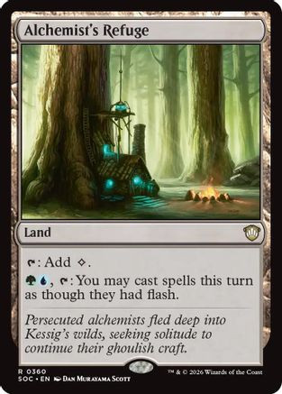Alchemist's Refuge (SOC-360) - Commander: Secrets of Strixhaven、Wizards of the Coast、kayou
