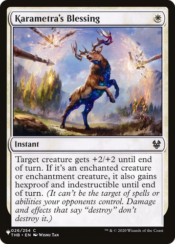 Karametra's Blessing (LIST-026/254) - The List、Wizards of the Coast、kayou