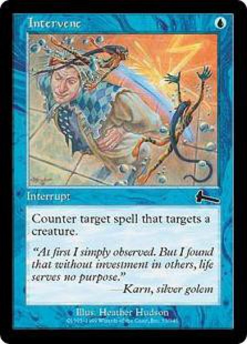 MtG Urza's Legacy Common Intervene #33 Lightly Played、ToyWiz、kayou