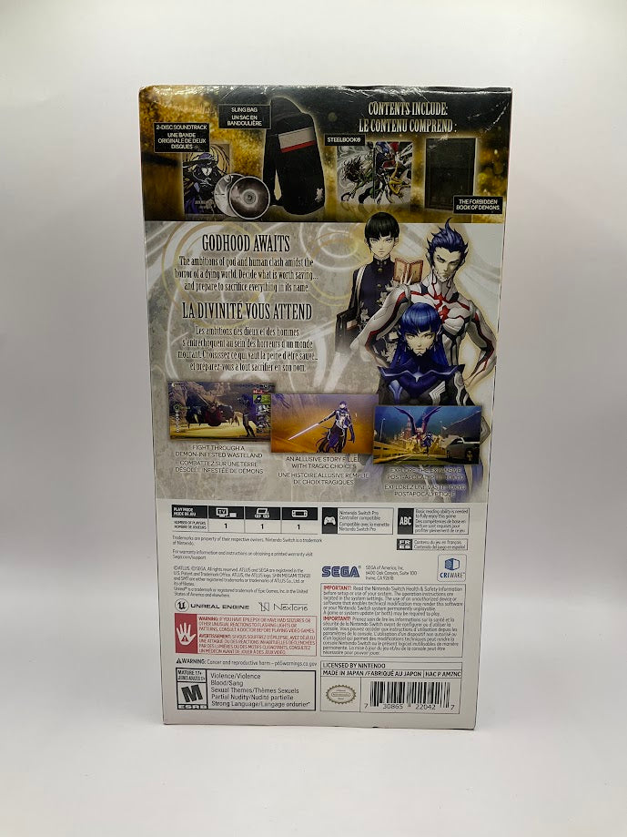 Shin Megami Tensei V Premium Edition Nintendo Switch *See Description*、Collector Store LLC - VG、kayou