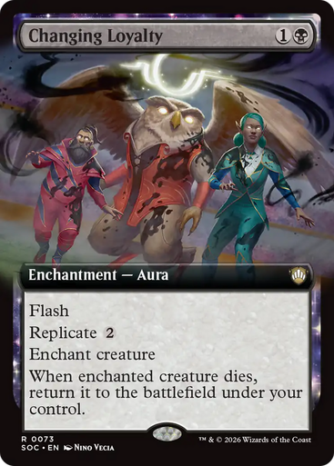 Changing Loyalty (Extended Art) | Secrets of Strixhaven Commander、Magic: The Gathering、kayou