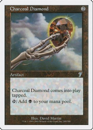 Charcoal Diamond (7ED-289) - 7th Edition、Wizards of the Coast、kayou