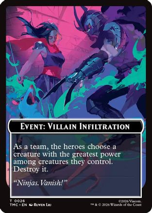 Event: Villain Infiltration (TMC-026) - Commander: Teenage Mutant Ninja Turtles、Wizards of the Coast、kayou