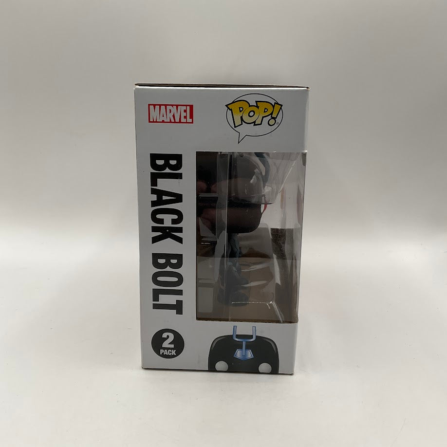 Black Bolt & Lockjaw Funko Pop! Marvel 2 Pack GITD PX Comic Con、Funko、kayou