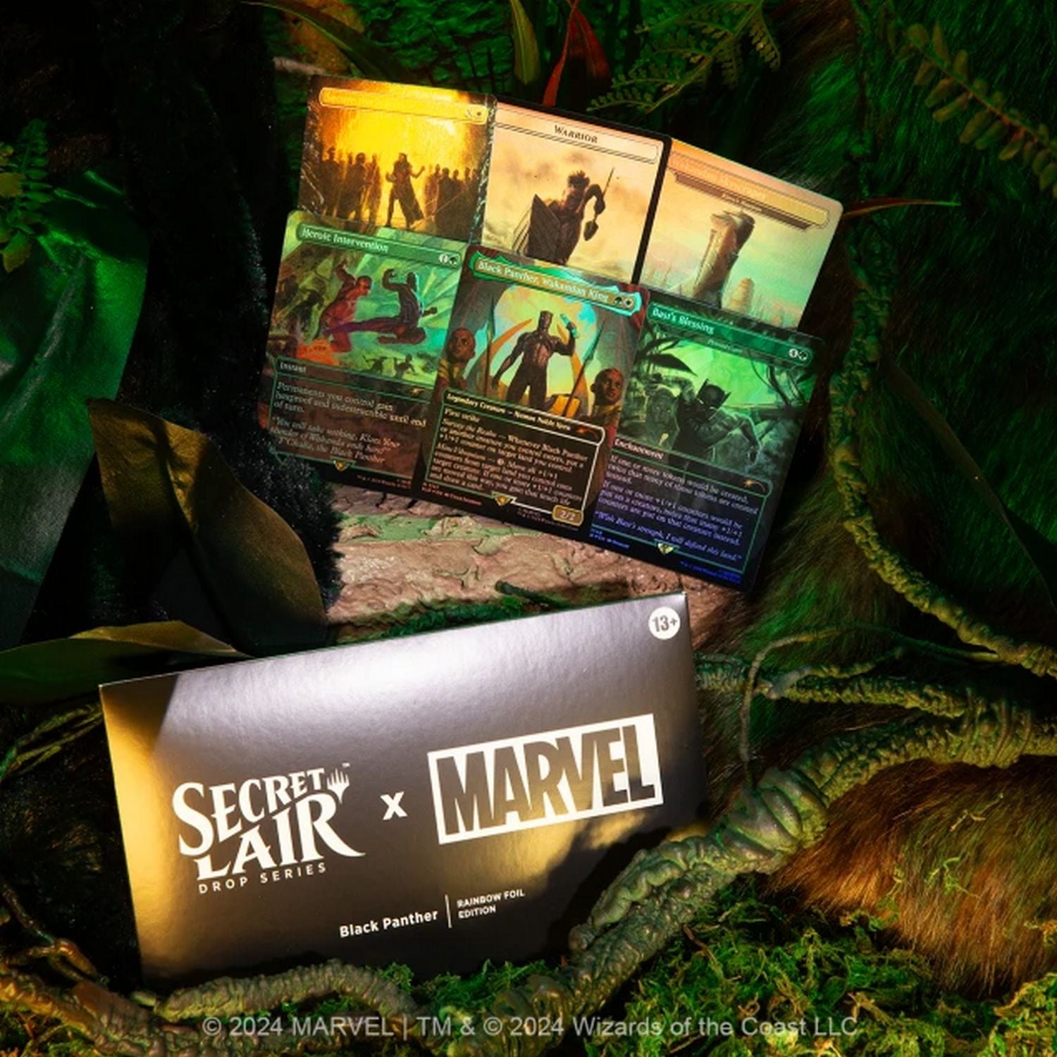 Magic the Gathering: Secret Lair x Marvel - Black Panther Rainbow Foil Edition、Magic the Gathering、kayou