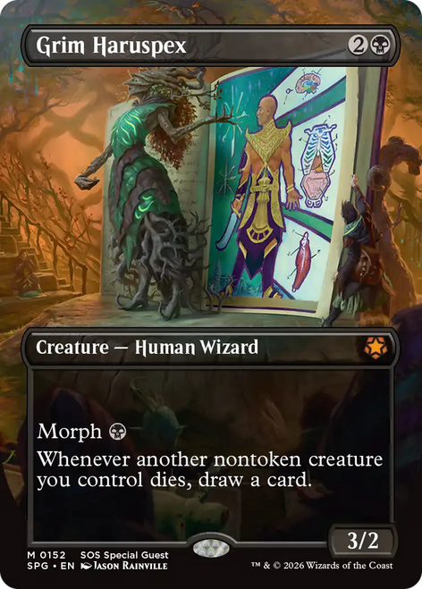 Grim Haruspex (Borderless Art) | Special Guests、Magic: The Gathering、kayou
