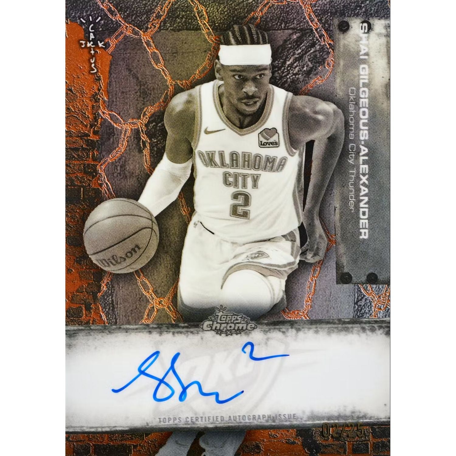 2025-26 Topps Chrome Cactus Jack Basketball Hobby Box、Topps、kayou
