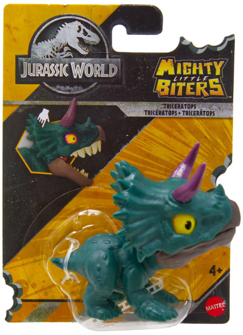 Jurassic World Mighty Little Biters Triceratops Mini Figure、ToyWiz、kayou