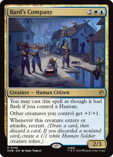 Bard's Company (Foil) | The Hobbit、Magic: The Gathering、kayou