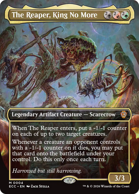 The Reaper, King No More (Borderless Art) | Lorwyn Eclipsed Commander、Magic: The Gathering、kayou