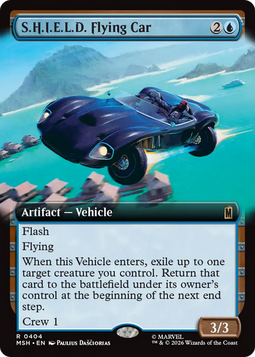 S.H.I.E.L.D. Flying Car (Extended Art Foil) | Marvel Super Heroes、Magic: The Gathering、kayou