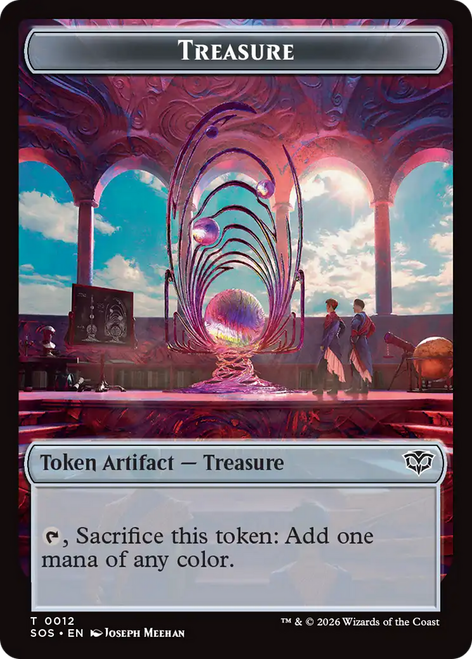 Secrets of Strixhaven - Treasure Token | Secrets of Strixhaven、Magic: The Gathering、kayou