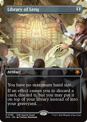 Library of Leng (Borderless Art) | Special Guests、Magic: The Gathering、kayou