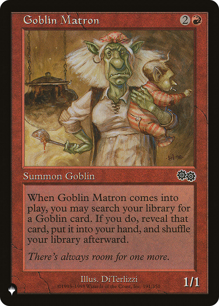 Goblin Matron (USG) (LIST-191/350) - The List、Wizards of the Coast、kayou