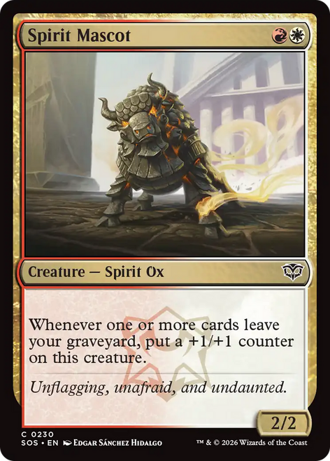 Spirit Mascot (Foil) | Secrets of Strixhaven、Magic: The Gathering、kayou