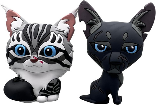 Warrior Cats The New Prophecy Crowfeather & Feathertail 2.75-Inch Mini Figure 2-Pack、ToyWiz、kayou