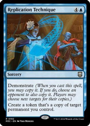 Replication Technique (Ripple Foil) (M3C-192) - Modern Horizons 3 Commander Foil、Wizards of the Coast、kayou
