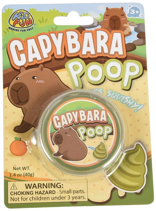 Kid Fun Capybara Poop 1.4Oz Putty、ToyWiz、kayou