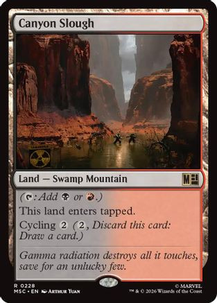 Canyon Slough (MSC-228) - Commander: Marvel Super Heroes、Wizards of the Coast、kayou