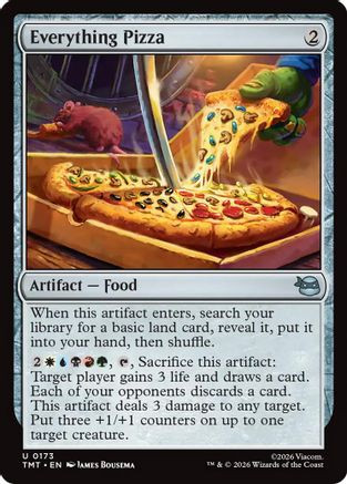 Everything Pizza (TMT-173) - Teenage Mutant Ninja Turtles、Wizards of the Coast、kayou