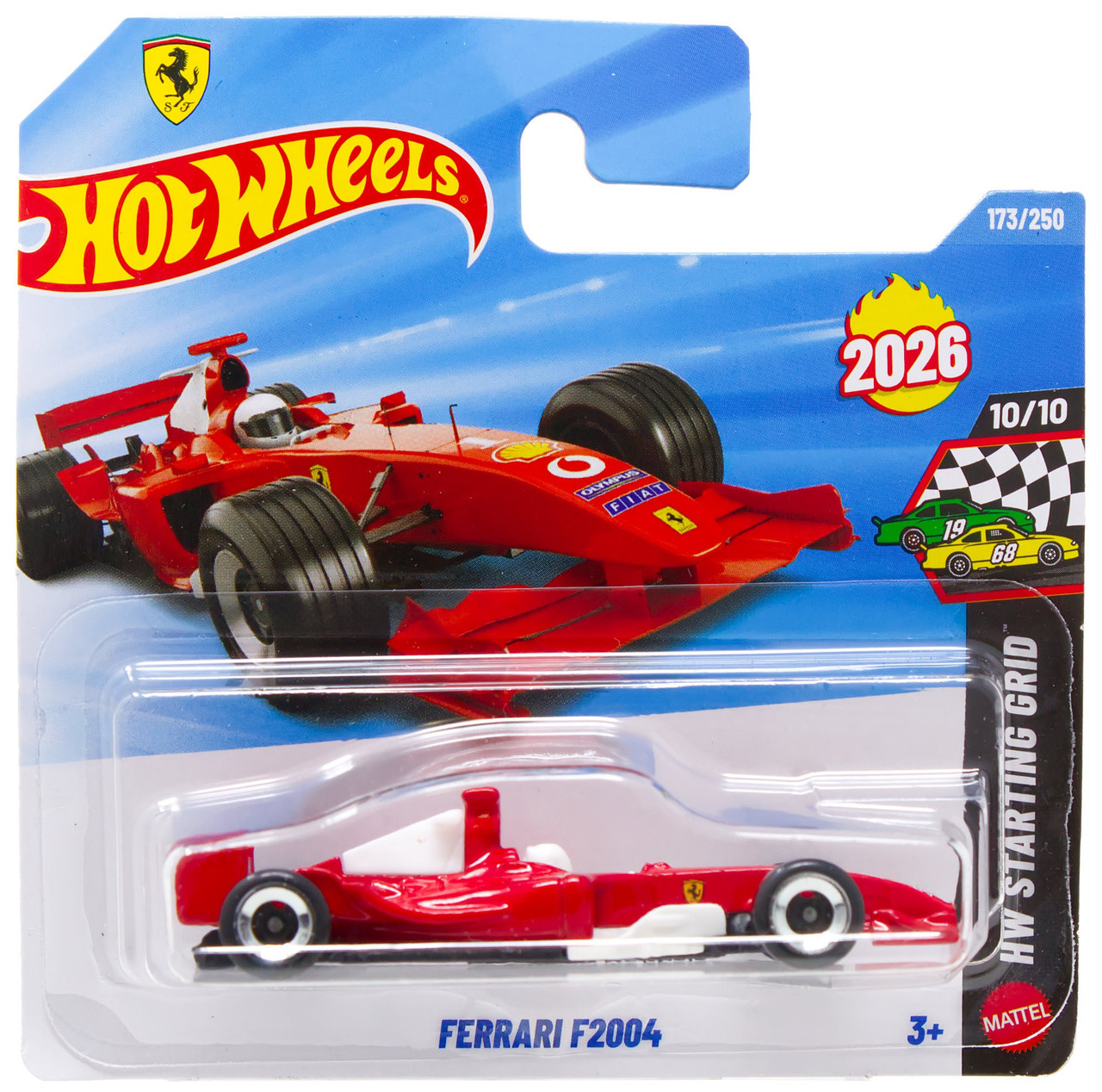 Hot Wheels HW Starting Grid Ferrari F2004 Diecast Car、ToyWiz、kayou