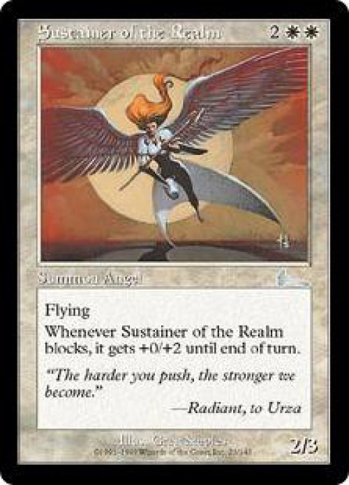 MtG Urza's Legacy Uncommon Sustainer of the Realm #23 Moderately Played、ToyWiz、kayou